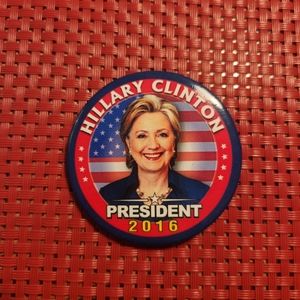 Hillary Clinton For President pin